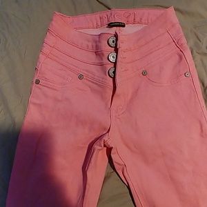 Pink junior pants